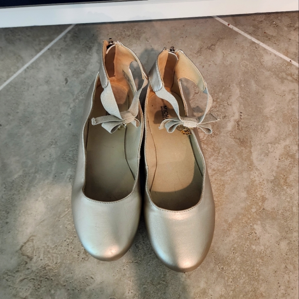 Michael Kors Gold Flats